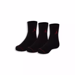 Chaussettes - JORDAN - Crew 3 pack - Noir - Enfant - Taille 27-35
