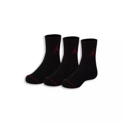 Chaussettes - JORDAN - Crew 3 pack - Noir - Enfant - Taille 27-35
