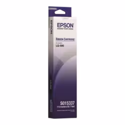 Epson Ruban noir LQ-590 (5 millions de caractères), - LQ-590IIN - LQ-590II - LQ-590, Noir, Dot Matrix, 24-pin, 5000000 caract ...