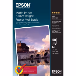 Epson Matte Paper Heavy Weight - A4 - 50 Feuilles