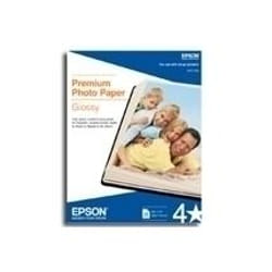 Epson Premium Photo Paper Glossy Borderless 5 x 7" 20 Sheet papier photos