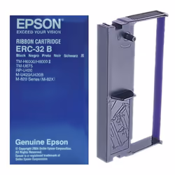 Epson Ruban N M-280/285/TM-U675/TM-H6000 (ERC-32B), TM-U675, TM-H6000II, Noir, Noir, Chine, Epson, 100 g