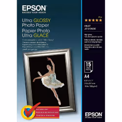 Epson Ultra Glossy Photo Paper - A4 - 15 Feuilles, Gloss, 300 g/m², A4, 15 feuilles, - Expression Premium XP-900 - Expression ...