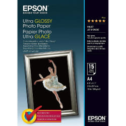 Epson Ultra Glossy Photo Paper - A4 - 15 Feuilles