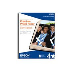 Epson Premium Photo Paper Semi-gloss 4" x 6" 40s papier photos