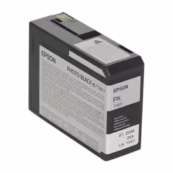 Epson Encre Pigment Noir Photo SP 3800/3880 (80ml), Photo noire, Encre à colorant, 80 ml, 1 pièce(s)