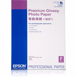 Epson Pap Photo Premium Glacé 255g 25f. A2 (0,420x0,594m), Gloss, 255 g/m², A2, 25 feuilles, 0,95%, - SureColor SC-T7200D-PS  ...