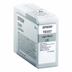 Epson Singlepack Light Black T850700, Encre à pigments, 80 ml, 1 pièce(s)