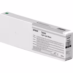 Epson Singlepack Light Light Black T804900 UltraChrome HDX/HD 700ml, Encre à pigments, 700 ml, 1 pièce(s)
