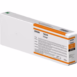 Epson Singlepack Orange T804A00 UltraChrome HDX 700ml, Encre à pigments, 700 ml, 1 pièce(s)