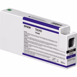 Epson Singlepack Violet T824D00 UltraChrome HDX 350ml, Encre à pigments, 350 ml, 1 pièce(s)