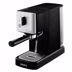 Krups XP3440, Machine à expresso, 1 L, Café moulu, 1460 W, Noir, Argent