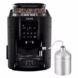 Krups EA 8160, Machine à expresso, 1,8 L, Café en grains, Broyeur intégré, 1450 W, Noir