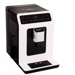 Krups Evidence EA8901, Machine à expresso, 2,3 L, Café en grains, Broyeur intégré, 1450 W, Blanc