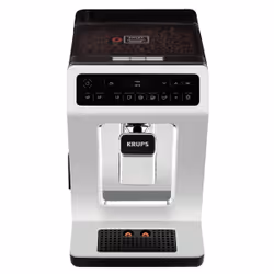 Krups Evidence EA891C, Machine à expresso, 2,3 L, Café en grains, Broyeur intégré, 1450 W, Chrome, Métallique