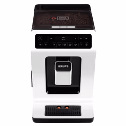 Krups Evidence EA8911, Machine à expresso, 2,3 L, Café en grains, Broyeur intégré, 1450 W, Noir, Blanc