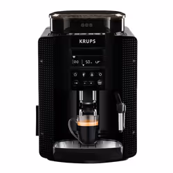 Krups Essential EA81P070, Machine à expresso, 1,7 L, Café en grains, Broyeur intégré, 1450 W, Noir