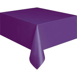 Unique Party 5088 nappe jetable Rectangulaire Plastique Violet