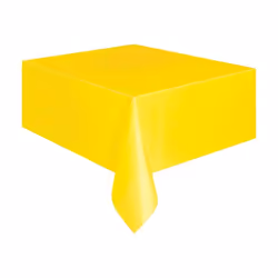 Unique Party 5093, Rectangulaire, Plastique, Jaune, Monochromatique, 1 pièce(s), 1370 mm