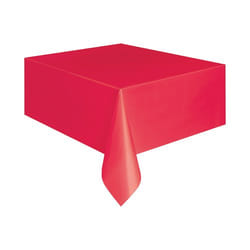Unique Party 5094 nappe jetable Rectangulaire Plastique Rouge