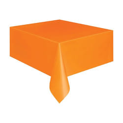 Unique Party 5097 nappe jetable Rectangulaire Plastique Orange