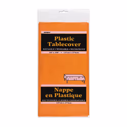 Unique Party 5097 nappe jetable Rectangulaire Plastique Orange