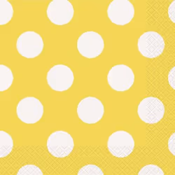 Unique Party 30427, Jaune, Papier, 330 mm, 330 mm, 16 pièce(s)