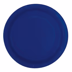 Unique Party 30949, Assiette, Rond, Papier, Bleu, Monochromatique, 16 pièce(s)