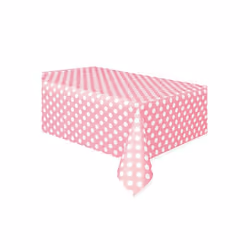 Unique Party 50259, Rectangulaire, Plastique, Rose, Blanc, Motif, 1 pièce(s), 1370 mm