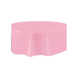 Unique Party 50382 nappe jetable Rond Plastique Rose