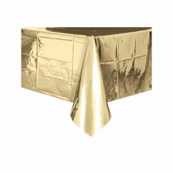 Unique Party 50411, Rectangulaire, Plastique, Or, 1 pièce(s), 1370 mm, 2740 mm