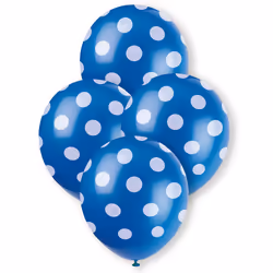 Unique Party 57594, Ballon-jouet, Latex, Bleu, Anniversaire, Ovale, 30 cm