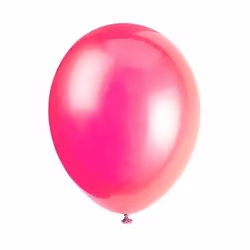 Unique Party 80010, Ballon-jouet, Latex, Rose, Soirée à thème, Ovale, 30,5 cm