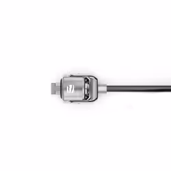 Compulocks CL15, Clé ronde, Noir, Argent