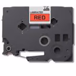 Brother Gloss Laminated Labelling Tape - 18mm, Black/Red, TZ, 8 m, 1,8 cm