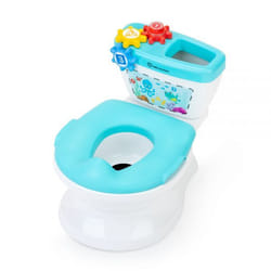 BABY EINSTEIN Mini Toilette enfant avec Réducteur de Toilette inclus, Chasse d'eau musicale