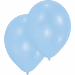 Amscan INT995436, Ballon-jouet, Latex, Bleu, 10 pièce(s)