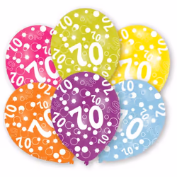 Amscan INT995678, Ballon-jouet, Latex, 10 pièce(s)
