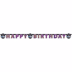 Amscan 998288, Banderole en tissu, Papier, Multicolore, Anniversaire, 135 mm, 1840 mm