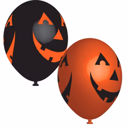 Amscan 999952, Ballon-jouet, Latex, Noir, 27 cm, 1 pièce(s)