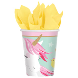 Amscan 8 Gobelets 266 Ml - Magical Unicorn
