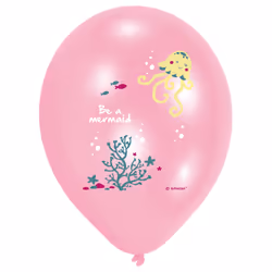 Amscan 6 Ballons latex Be a Mermaid 28cm/11" 4C
