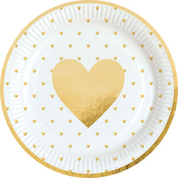Amscan 8 Assiettes Everyday Love 23 Cm