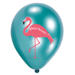 Amscan 6 Ballons Flamant Rose 11" 4C Print