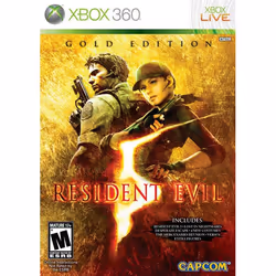 Capcom Resident Evil 5 Gold, Xbox 360, ESP, Xbox 360, Mode Multiplayer, M (Mature)