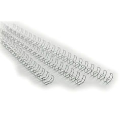 GBC Peignes métalliques MultiBind argent 8 mm (100)