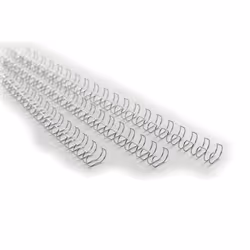 GBC Peignes métalliques MultiBind argent 12 mm (100), Argent, 1,2 cm, 281 mm, 124 mm