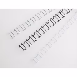 GBC Peignes métalliques MultiBind blanc 6 mm (100), Blanc, Métal, A4, 6 mm, 297 mm