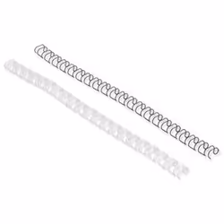 GBC Peignes métalliques MultiBind noir 8 mm (100), Noir, 8 mm, 187 mm, 91 mm