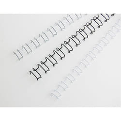 GBC Peignes métalliques MultiBind blanc 8 mm (100)